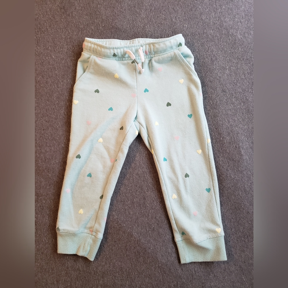 Cat and Jack, 2T girls/non-binary, Teal joggers